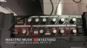 Review amp bass ROLAND CUBE 60XL 🔥🔥🔥