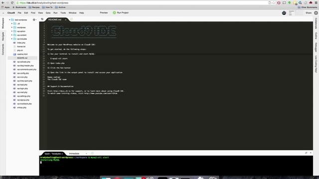 Wordpress the Easy Way on Cloud9 IDE смотреть онлайн