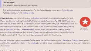 The most disappointing roblox feature just got removed... (Player Points)