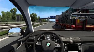 POV Driving SKODA SUPERB - Euro Truck Simulator 2 1.46
