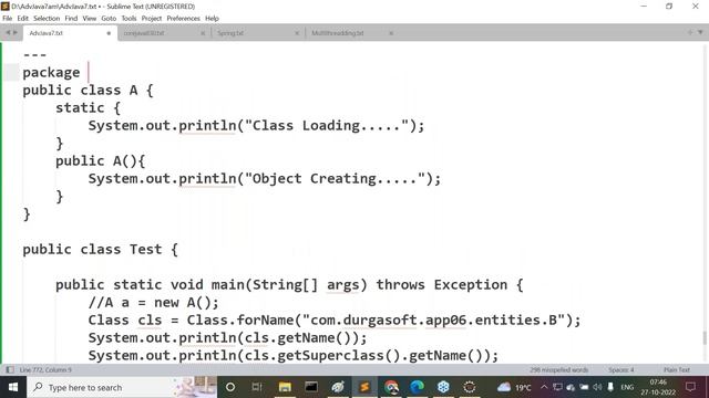 ADV. JAVA with JAVA Frameworks tutorials || Session - 5 || by Mr. Nagoor Babu On 27-10-2022 @7AM IS смотреть онлайн
