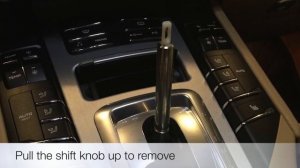 Porsche Cayenne 958 Shift Knob Replacement