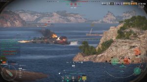 First game in Navarin full secondary build #worldofwarships