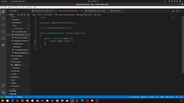 11 - Laravel Trainings | User Register and Signup