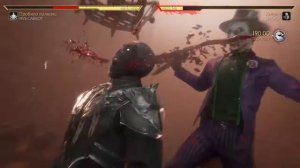 Mortal Kombat 11 нуб сайбот против джокера