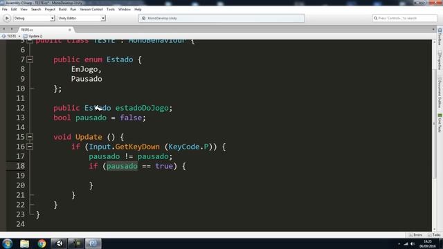 TUTORIAL Unity 5 - Aprenda C# ( Enum, switch, case) Aula 16 смотреть онлайн