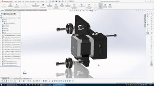 Каретка оси Х с креплением двигателя для Tevo Tarantula Prusa i3