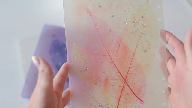 Скетчбук из эпоксидной смолы. Блокнот на кольцах своими руками.