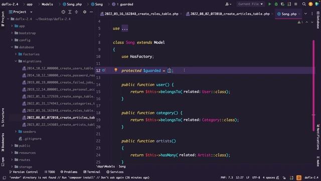 Junior Laravel Developer Code Review - Reviewing Routes, Migrations, Models & Controllers in Larave