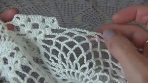 Ажурная дорожка крючком. Вяжем с 67 - 83 ряд.