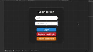 Login and register system in Unity (UI) - Unity UI tutorial