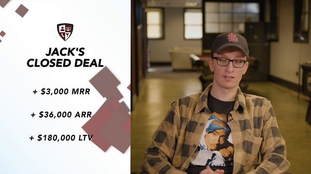 Jack's Closed Deal | $3,000 MRR, $36,000 ARR, $180,000 LTV | Arsenal Business Growth смотреть онлайн