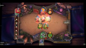 Hearthstone. Серия полей сражений со 2 местом. Есть звери до патча и после для сравнения.