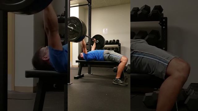 Benching 225 lbs x 3 at 160 lbs bodyweight