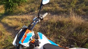 покататься на питбайке.Kayo k2l