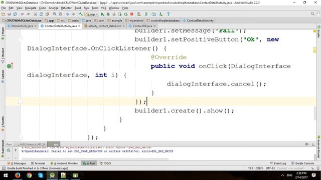 Android Tutorial - SQLite CRUD - Part 2 смотреть онлайн
