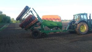 Гречиха.Посев. AMAZONE CITAN 6000 и John Deere 6150M КФХ Субботиных