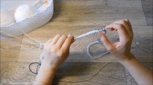 Шапка бини платочной вязкой. Мастер-класс спицами.