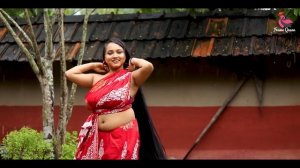 ROSHNI | RAINY DAY CONCEPT | RURAL SAREE LOOK | SAREE FASHION VLOG | VILLAGE GIRL SAREE LOOK