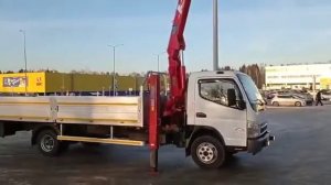 2018 Mitsubishi Fuso Canter КМУ UNIC 3 т, стрела 10 метров