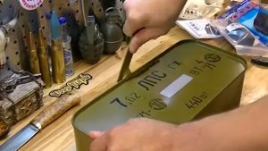 unboxing цинка с патронами 7.62