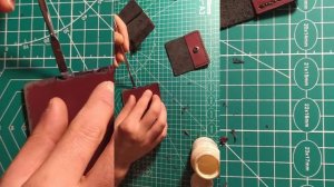 Мужской кошелёк с монетницей|bifold|Своими руками|Бесплатная выкройка pdf|работа с кожей