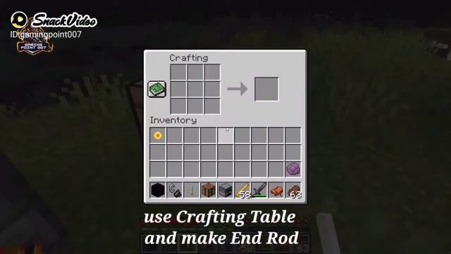 How to craft End Rod in Minecraft | Gaming Point 007 смотреть онлайн