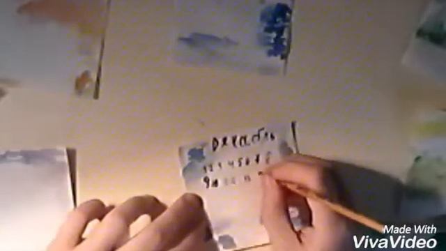 КАК СДЕЛАТЬ КАЛЕНДАРЬ || DIY смотреть онлайн