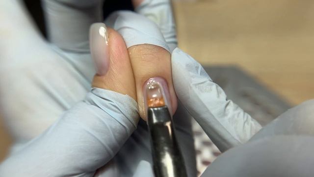 Про технику «половинки». Какие ногти я делаю. Маникюр на себе. смотреть онлайн