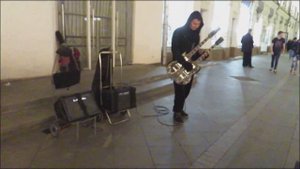 The Unforgiven (Metallica). Buskers. Double Neck Guitar. Moscow, Street Music. Rim Official. 2018