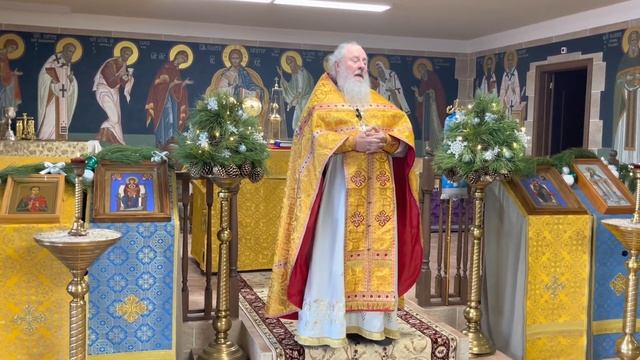 1 января 2023г. Напутственное слово отца Александра в первый день нового года. смотреть онлайн