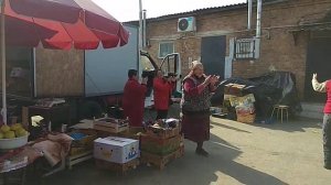 Северная Осетия, Моздок, продуктовый рынок.