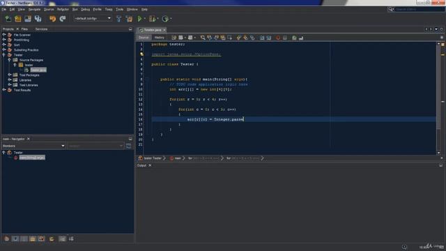 Java Masterclass  Beginner to OOP Programming with NetBeans - Two Dimensional Array Practice