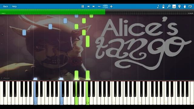 Alice's Tango "You Will Be Mine" (Bendy And The Ink Machine Song by Chi-Chi) [Piano Tutorial]