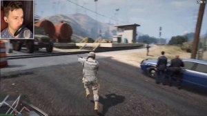 Военные против монстров! ВТОРЖЕНИЯ в Лос-Сантос - реальная жизнь в гта 5 моды gta 5