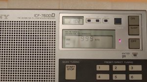 Включили радио России на 999 кГц. Начало вещания. 18.00  UTC