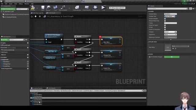 Unreal Engine: Создание ММОРПГ своими руками! Стрим. Делаем загрузку персонажей из БД смотреть онлайн