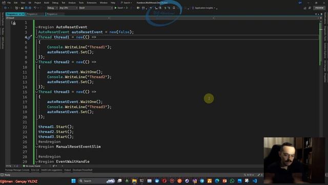 Asenkron ve Multithread Programlama #9 - Signalling-ManualResetEvent, AutoResetEvent, CountdownEven