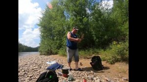 Сплав по реке Уруша до столбов.