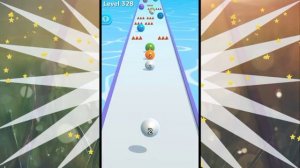 Satisfying mobile game - Ball Run infinity - ball run 2048 video gameplay walkthrough part 4