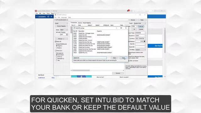 Convert CSV/Excel to QFX and import into Quicken (CSV2QFX Windows) смотреть онлайн