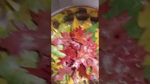 Листья деревьев в глицерине
