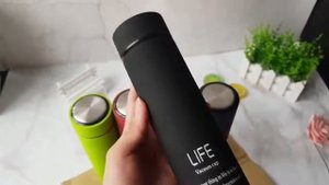 Термос с ситечком Soft-touch Life 450 мл