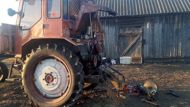 Ремонт задней навески на Т-16М смотреть онлайн