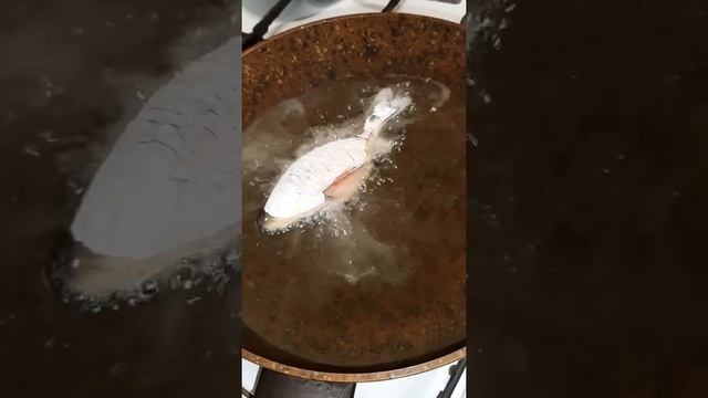 Жареный карась.