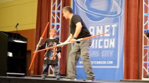 Ray Park Lightsaber Demonstration