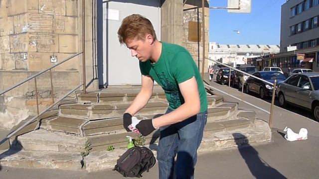 Удаляем незаконную рекламу с афальта смотреть онлайн