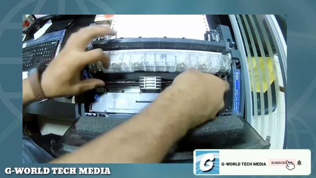 EPSON LQ-350 Review how to install a new cartridge ribbon || Dot Matrix printer cartridge change смотреть онлайн