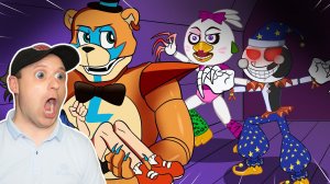 ФРЕДДИ против ВАННИ и ЛУНЫ. Мульт ХОРОШАЯ КОНЦОВКА FNAF SECURITY BREACH Анимация. Реакция.