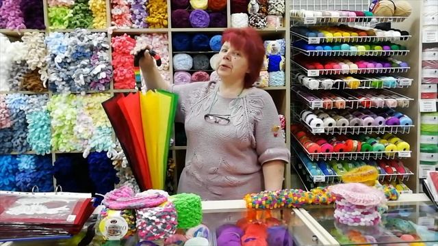 Помпонная Пряжа Мамба .Что связать? Чехол для зонта крючком.